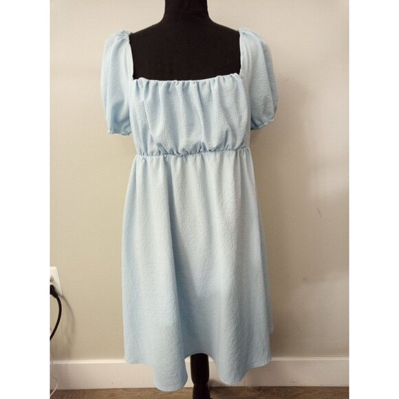 Shein Women's Blue Mini Dress Size Large - Picture 1 of 7